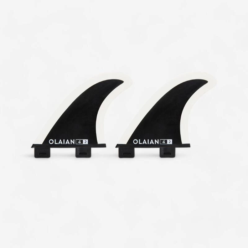 2 Ailerons Soft Edge Side Pour Longboard . Fixation FCS 1 Fusion