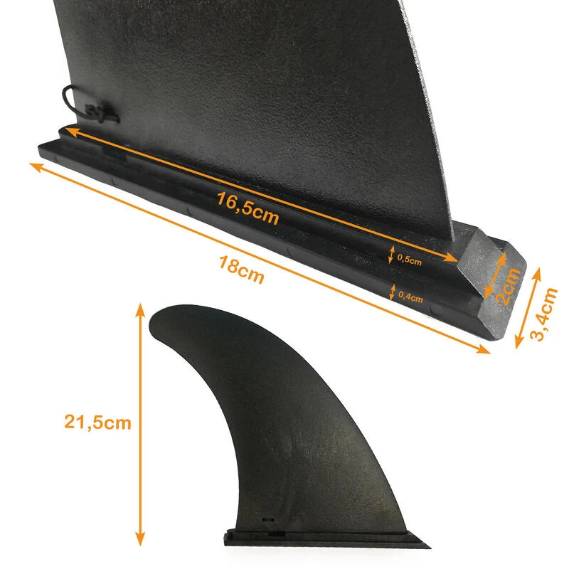 Aileron Central De Rechange Paddles Gonflables Avec Système De Fixation à Gliss – Image 4