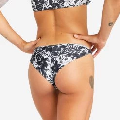 Bas De Maillot De Bain Tanga Femme - Lulu Borneo Noir