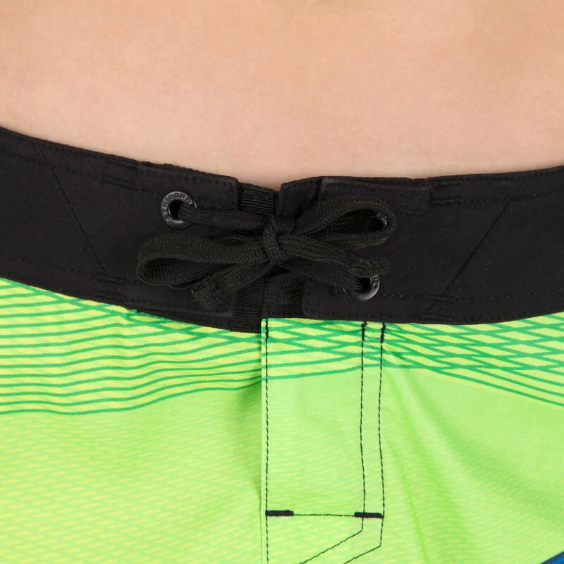 Tribord Boardshort Long Garçon Lafitenia Tension Vert – Image 6