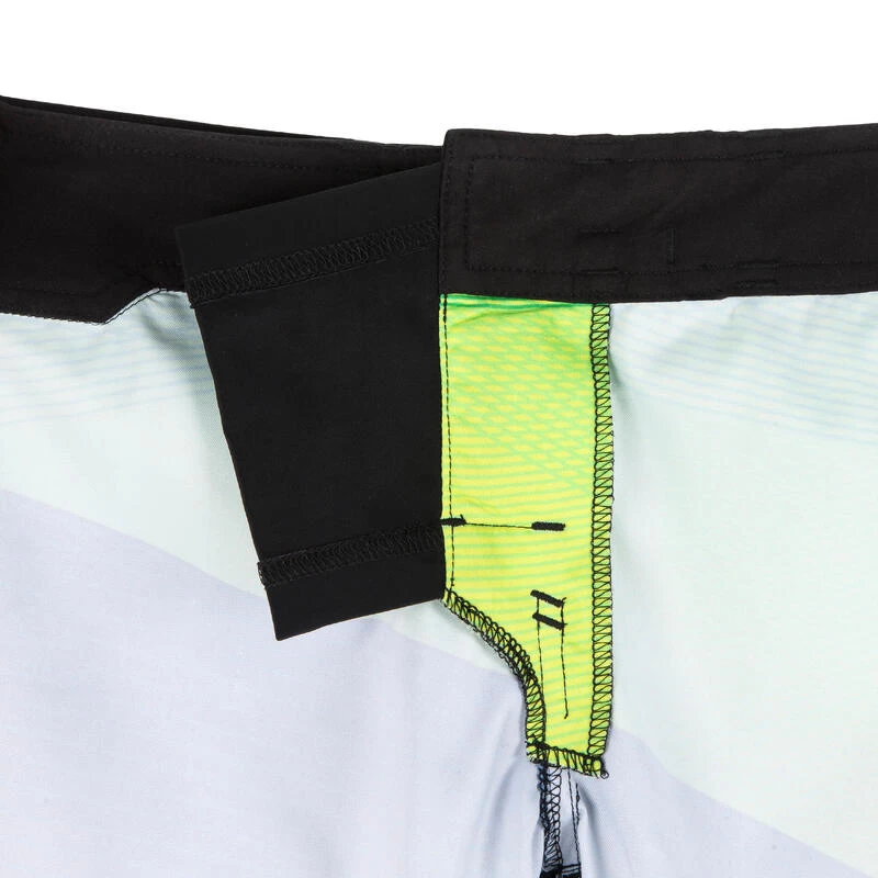 Tribord Boardshort Long Garçon Lafitenia Tension Vert – Image 9