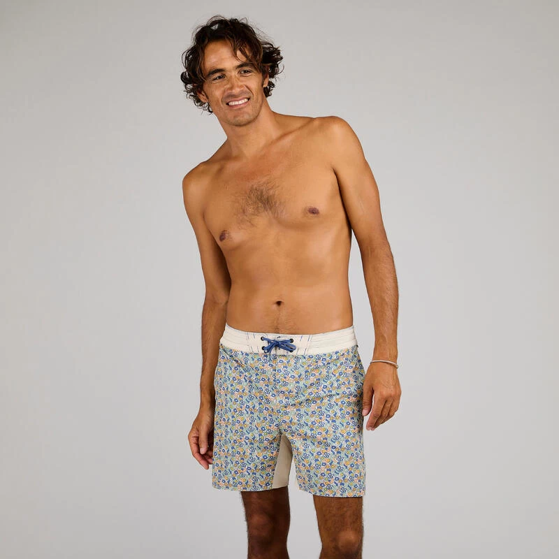 Boardshort Surf 500 17" JOY BEIGE – Image 2