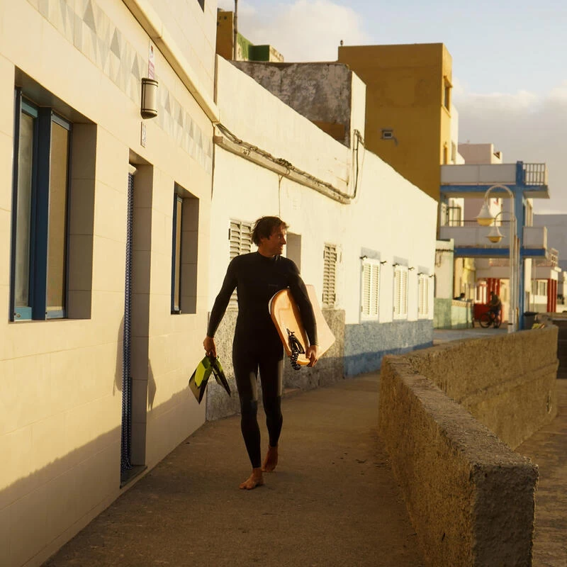 Bodyboard 500 Marron Bleu Avec Leash – Image 10