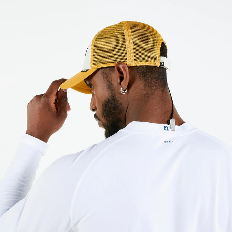 Tribord Casquette Bateau Sailing 500 Adulte Voile Beige Ocre – Image 3