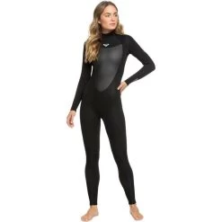Roxy Combinaison De Surf 4/3mm Zip Dos - Noir - Prologue - Femme