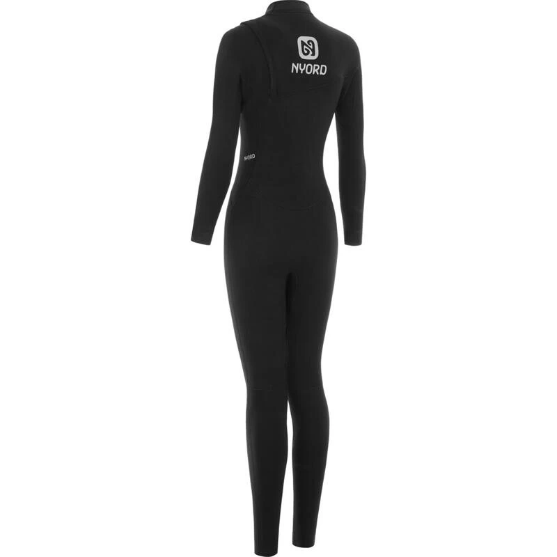 Combinaison De Surf Furno Warmth 5/4mmGBS - Zip Poitrine - Noir Femmes – Image 2
