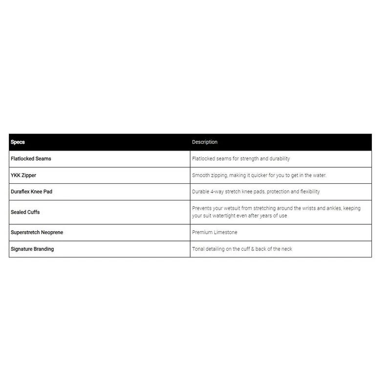 Combinaison Surf 3/2mm Chestzip Femme Coastlines Steamer – Image 3