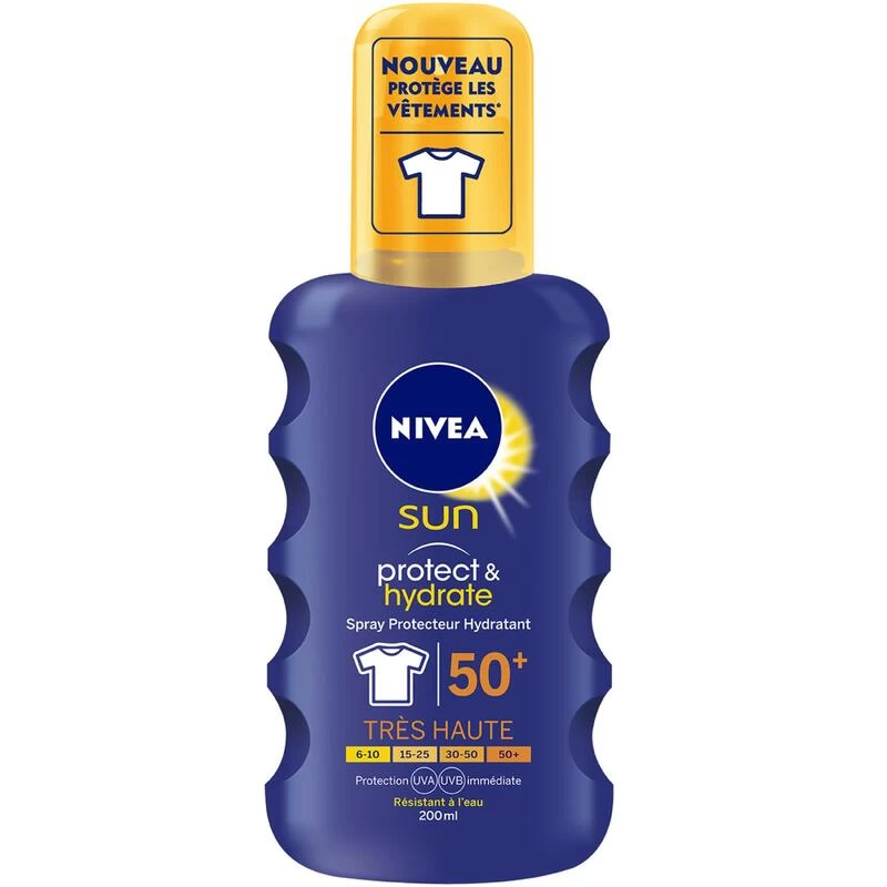 Crème De Protection Solaire IP50+ NIVEA SPRAY SOLAIRE 200ml