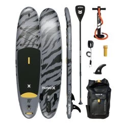 Ensemble De Planche à Pagaie Gonflable Hurley Advantage Black Tiger 10'