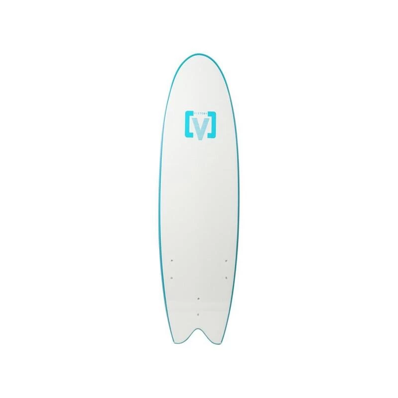 Victory EPS Softboard - Planche De Surf En Mousse - Fish 6'6 - Light Blue – Image 2