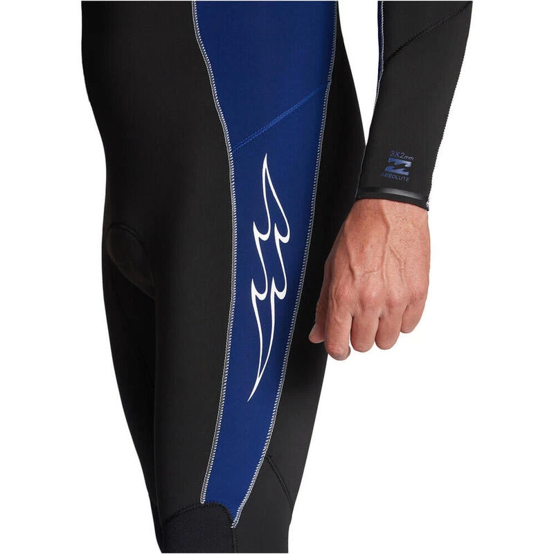 Billabong Hommes Absolute 3/2mm Flatlock Back Zip Combinaison Néoprène – Image 4