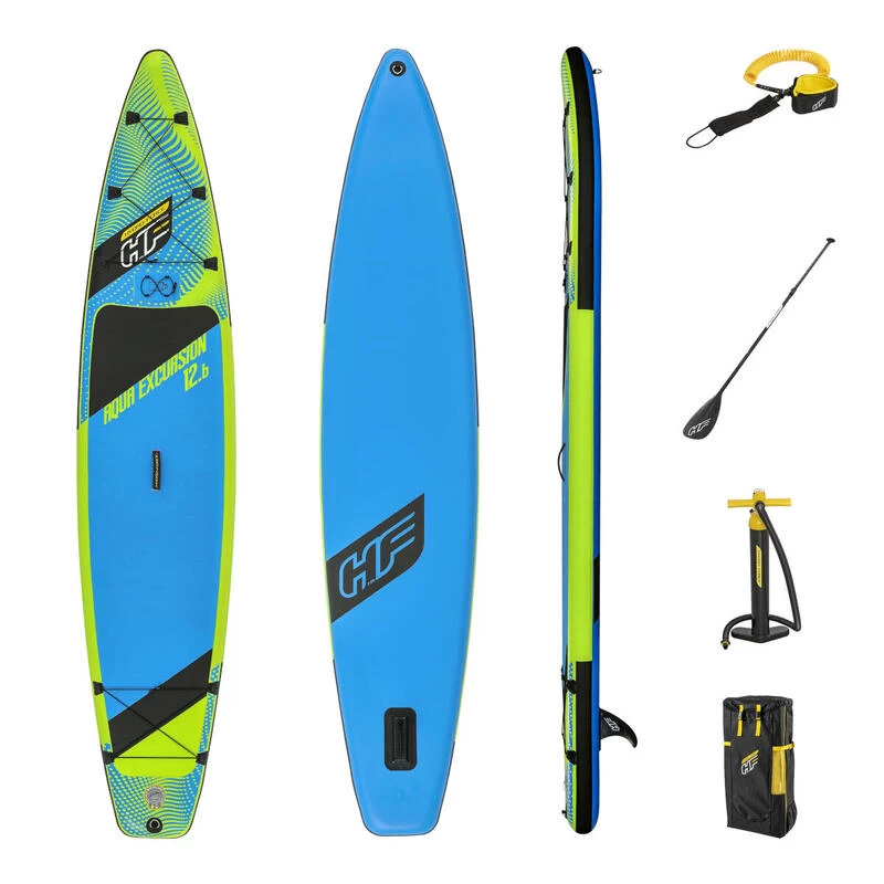 Bestway Kit Paddle Sup Gonflable Aqua Excursion Tech 3,81 m
