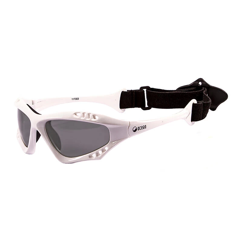 Lunette Soleil Flottantes Sport Nautiques OCEAN Australia Blanc Et Fume – Image 2