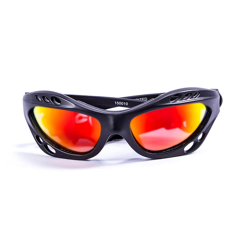 Lunette Soleil Flottantes Sport Nautiques OCEAN Cumbuco Noir Et Revo Rouge – Image 3