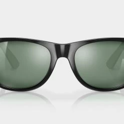 Lunettes De Soleil Acétate Recyclé Surf Homme Et Femme Kyoto Noir