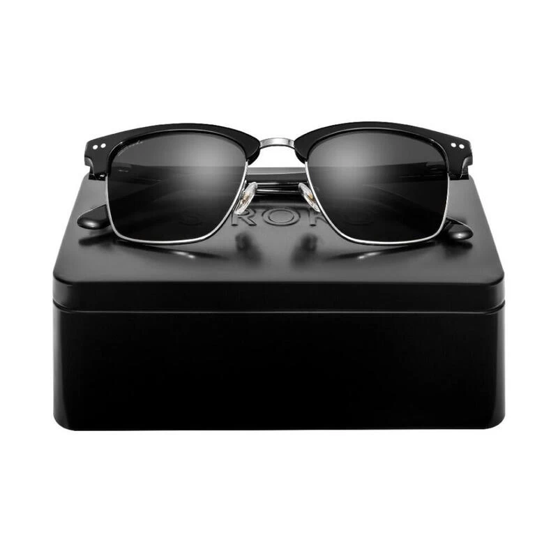 Lunettes De Soleil Fashion Acier Inox Surf Homme Et Femme Bronx Noir