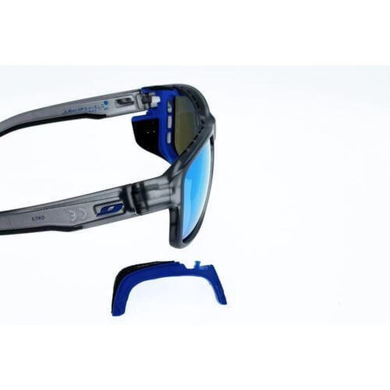 Lunettes De Soleil Julbo Shield M Gris Bleu, Coques Amovibles – Image 3
