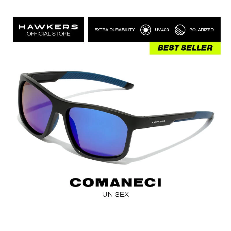 HAWKERS Lunettes De Soleil Pour Homme Et Femme BLACK SKY POLARIZED - COMANECI – Image 3