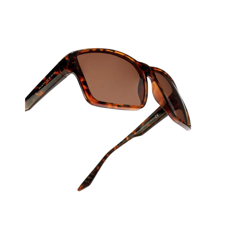 HAWKERS Lunettes De Soleil Pour Hommes Et Femmes POLARISÉ CAREY MARRON - EDGE XL – Image 3