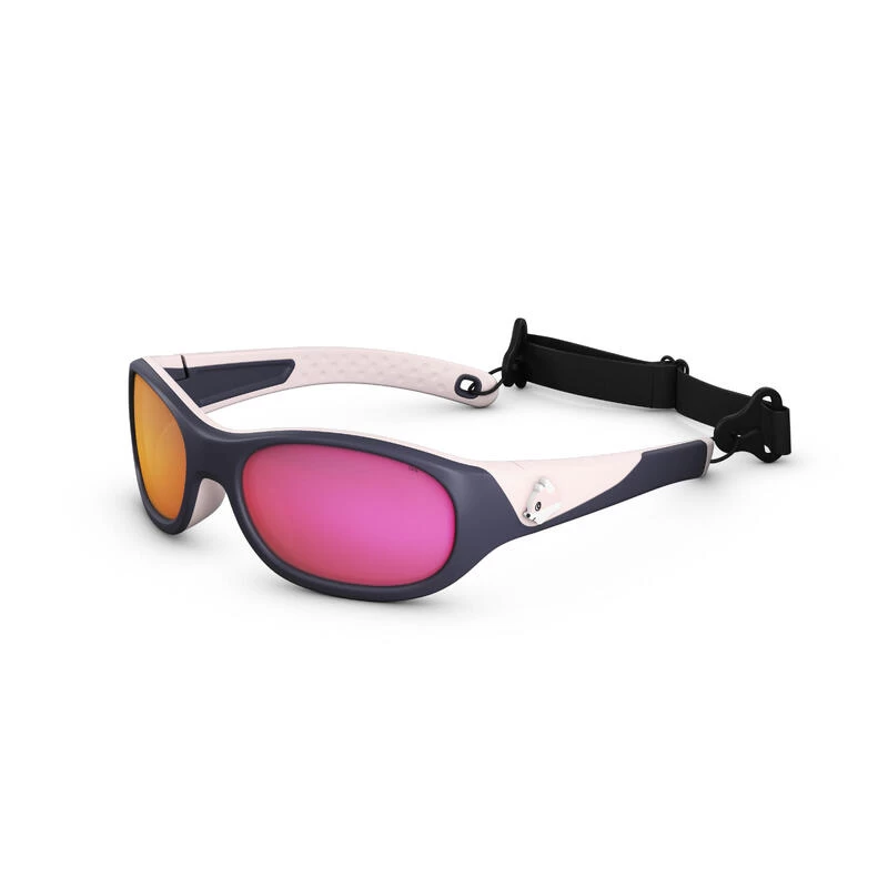 Quechua Lunettes De Soleil Randonnée - MH K500 - Enfant 4-6 Ans - Catégorie 4 Rose Bleu – Image 2