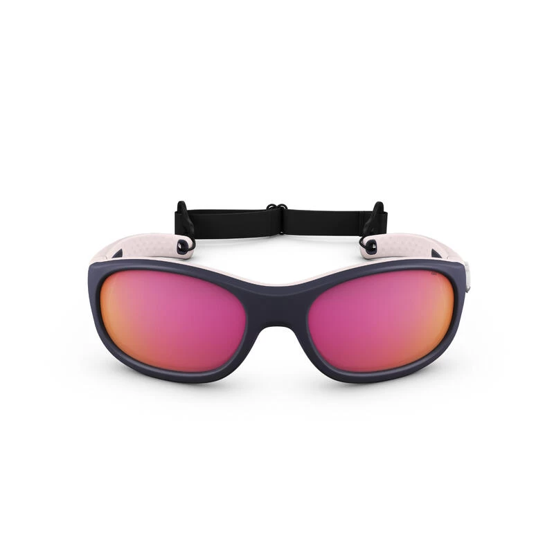 Quechua Lunettes De Soleil Randonnée - MH K500 - Enfant 4-6 Ans - Catégorie 4 Rose Bleu – Image 8