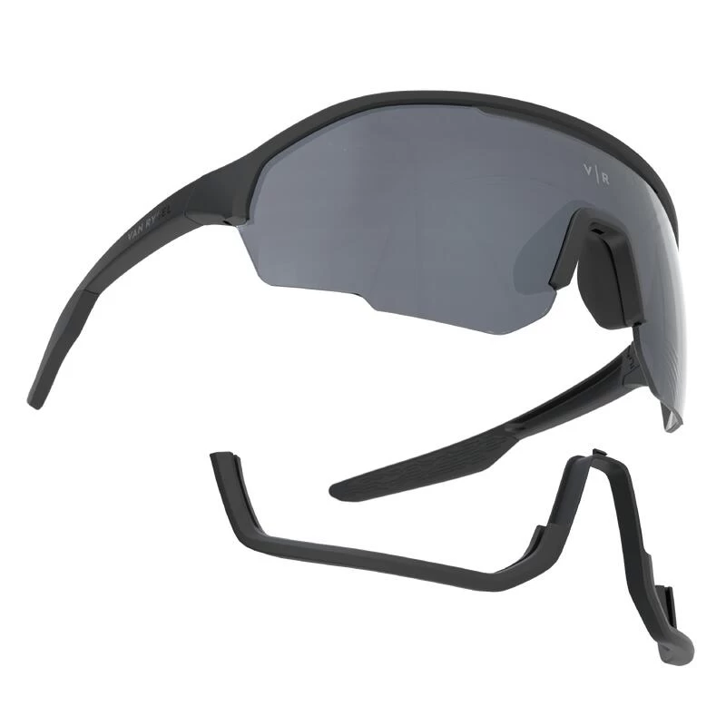 Rockrider Lunettes De Vélo PERF 500 Catégorie 3 NOIR – Image 5