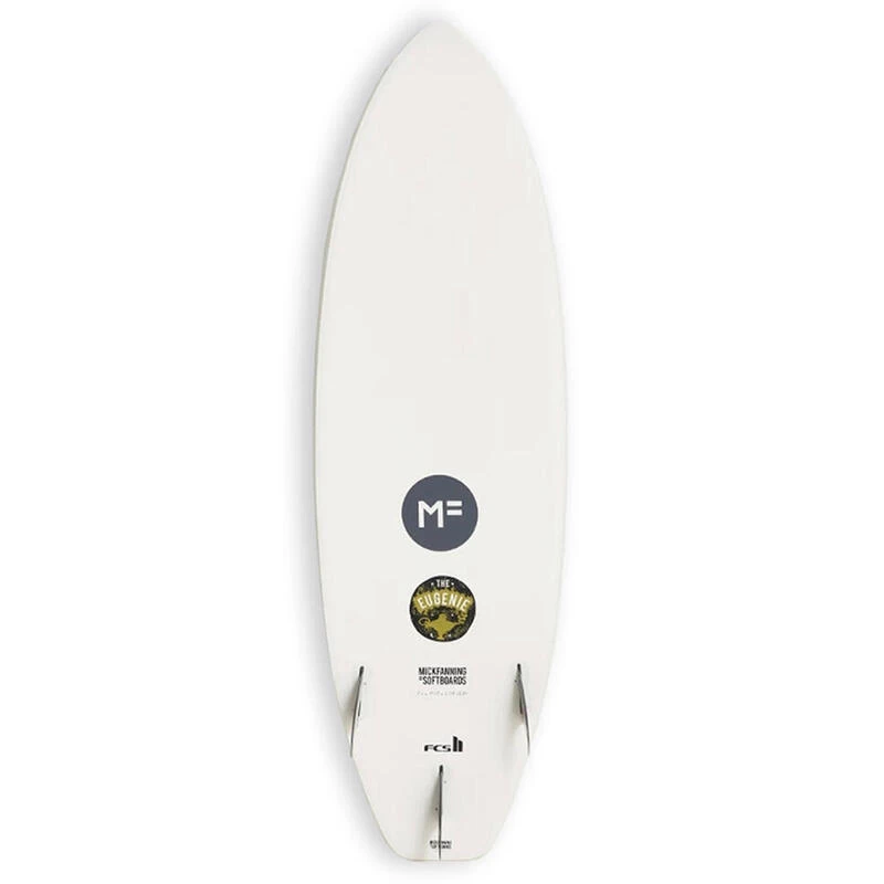 MF 5'10 Eugenie Softboard- White – Image 2