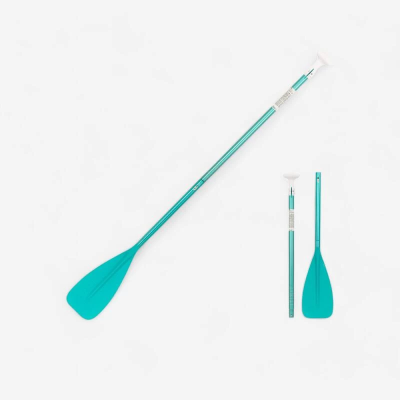 Pagaie Stand Up Paddle Démontable Et Réglable En 3 Parties (170-220cm Verte)