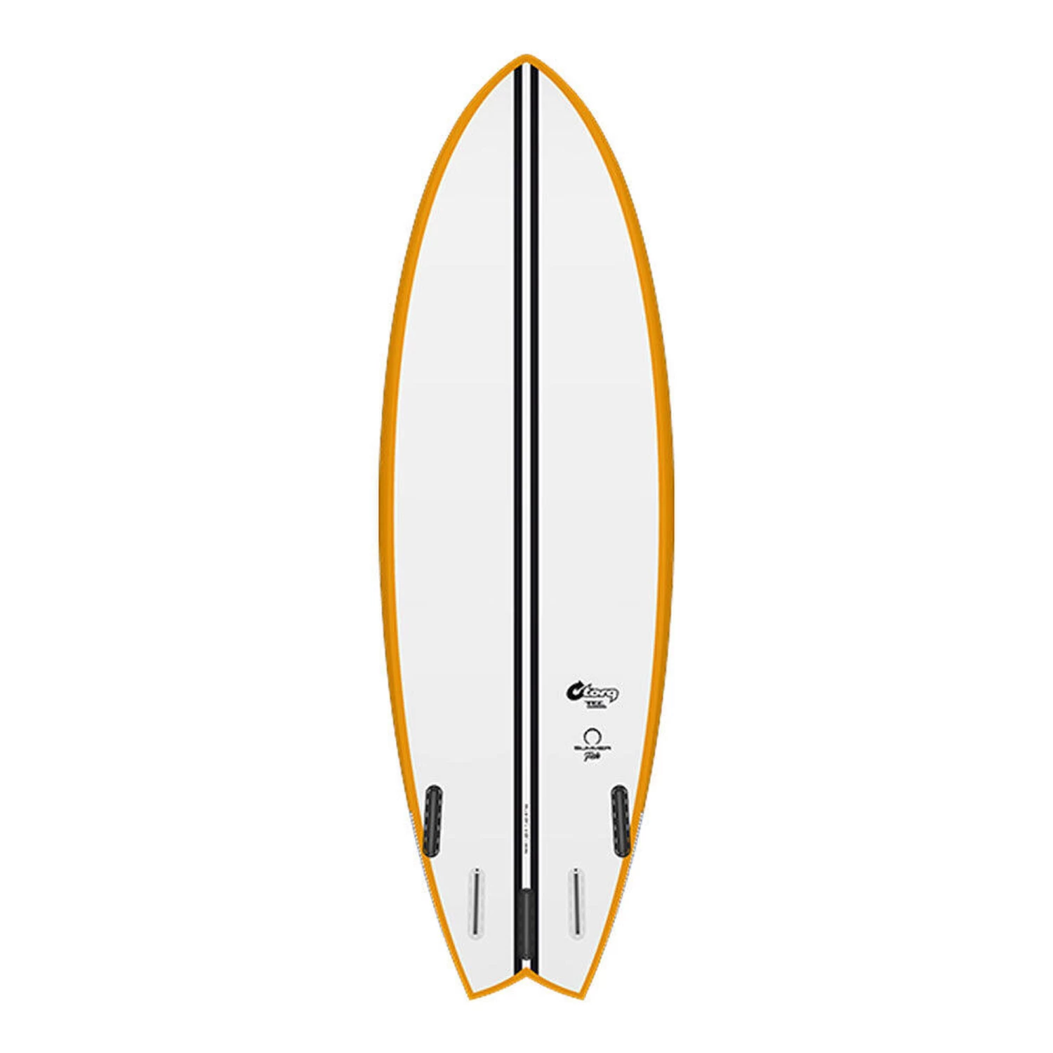 Torq Planche De Surf Fish Summer Fish TEC Orange/White 5'8 – Image 2