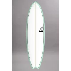Planche De Surf Fish Torq Pinline Fish White/Seagreen 7'2