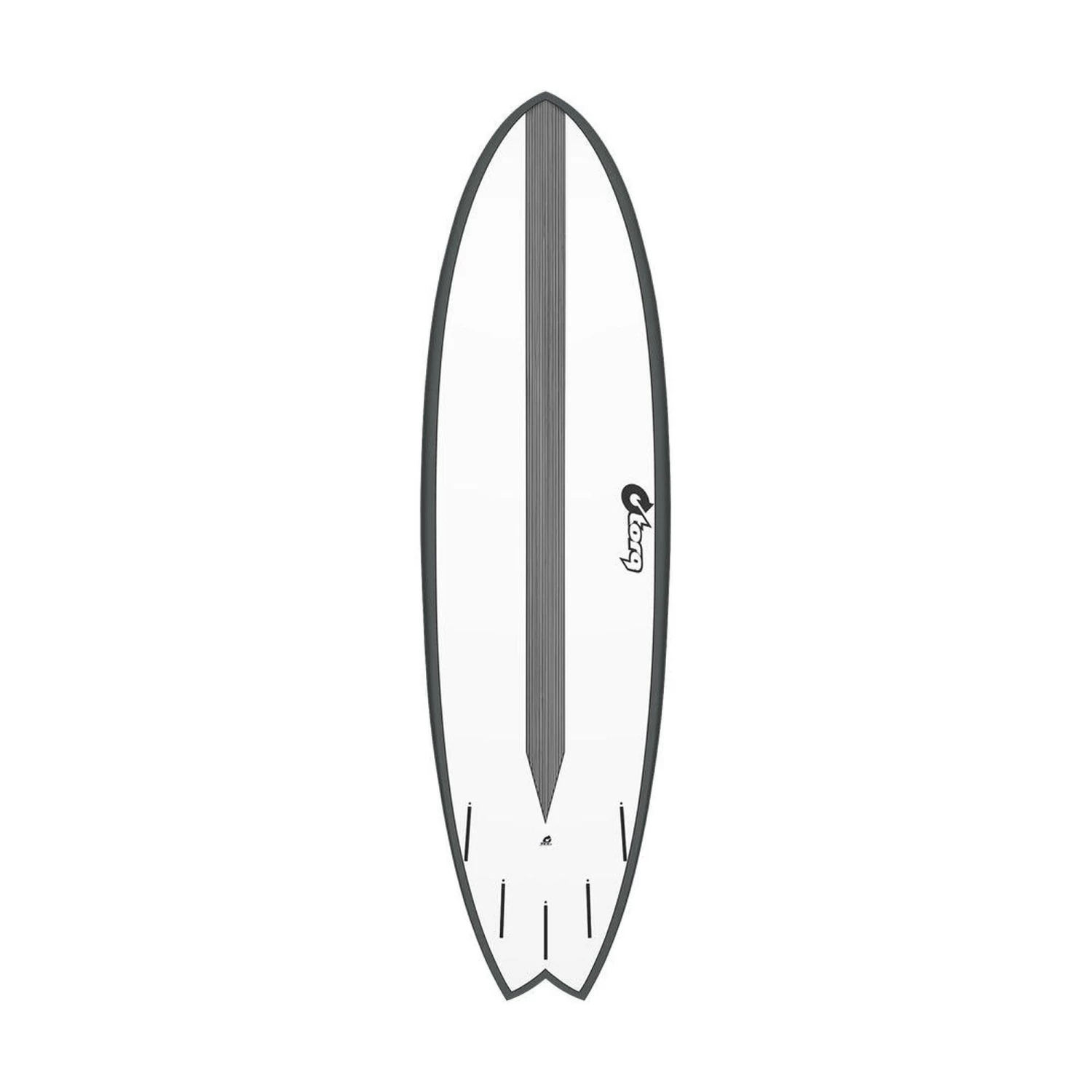 Planche De Surf Fish Torq TET Cs Rail Color Design Grahite Rail/Carbon Strip 6'3 – Image 2