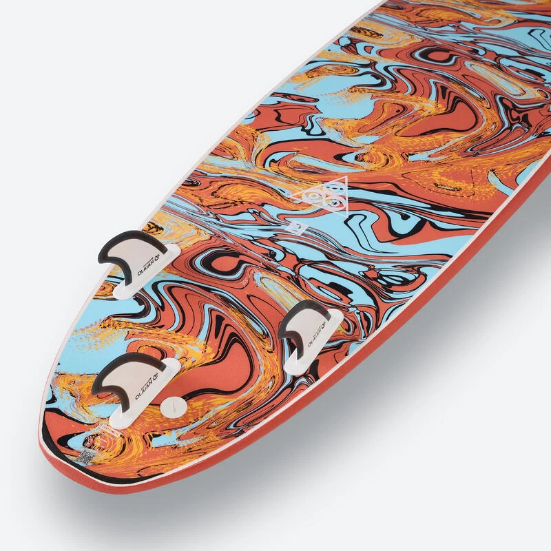 Planche De Surf Mousse 7' - 500 Orange – Image 9