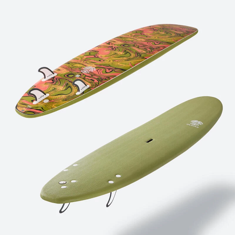 Planche De Surf Mousse 8'6" - 500 Kaki – Image 2