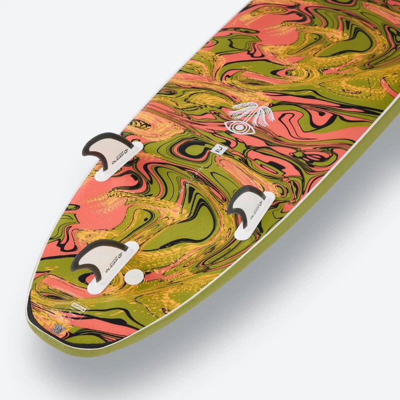 Planche De Surf Mousse 8'6" - 500 Kaki – Image 9