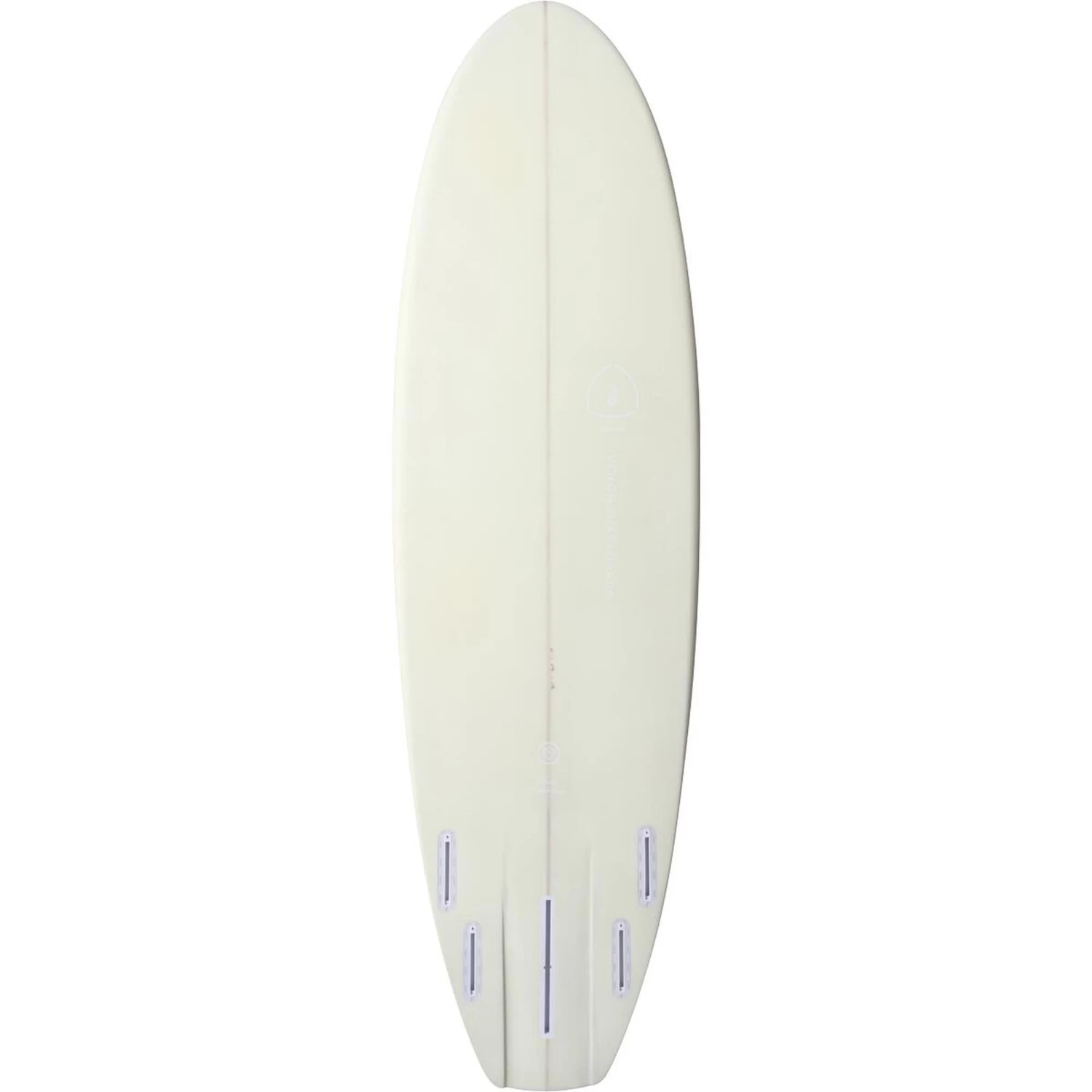 Planche De Surf QUOKKA Hybrid 5Fins White Deck Cream 6'6" – Image 3