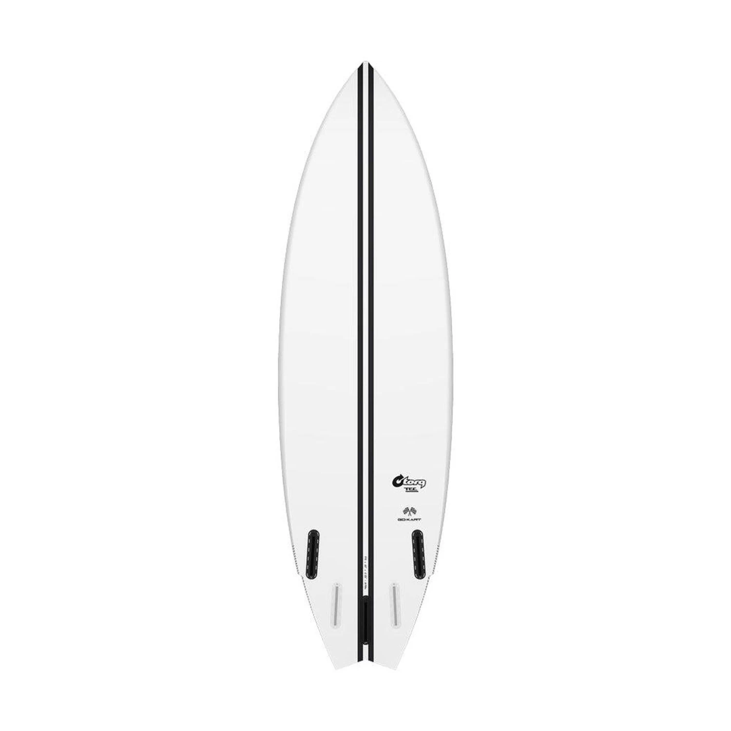Torq Planche De Surf TEC Gokart White 6'2" – Image 2