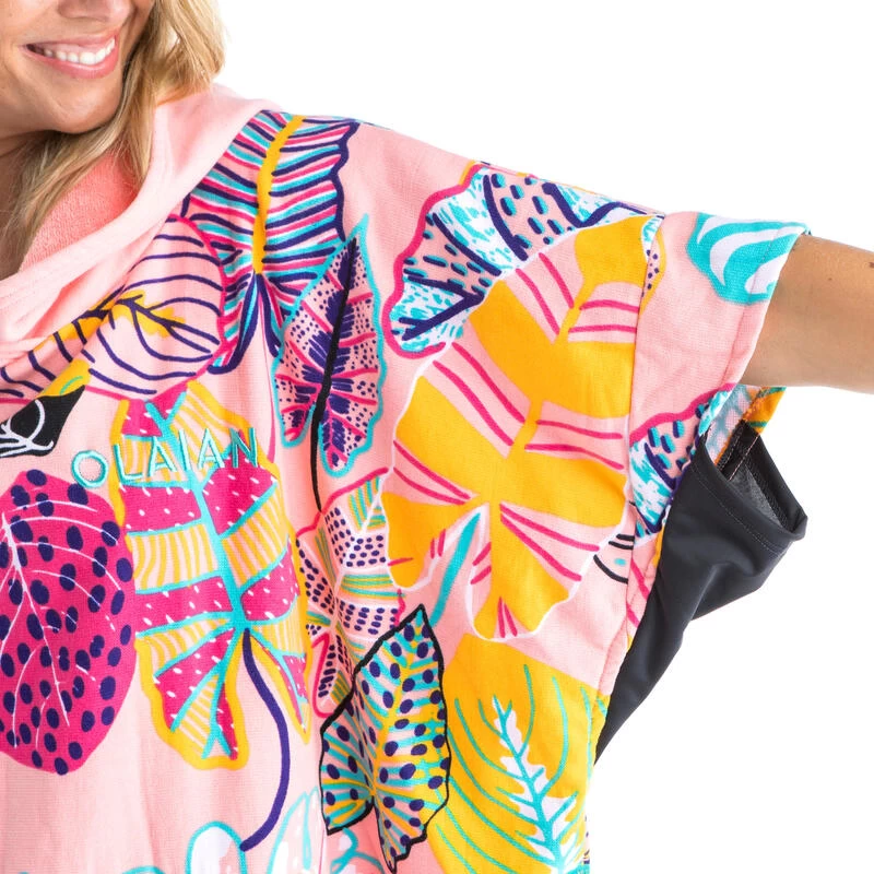 PONCHO SURF 500 ADULTE Print Cala – Image 5