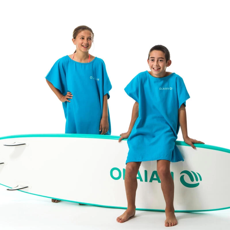 Poncho Surf Junior - 100 Bleu – Image 3