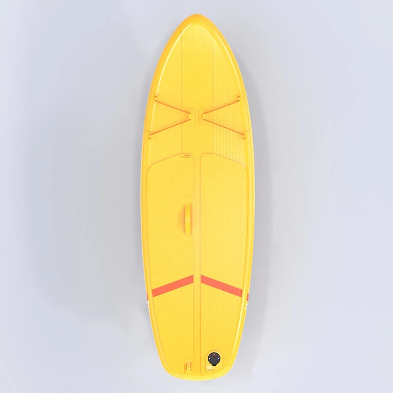 STAND UP PADDLE GONFLABLE DEBUTANT COMPACT S BLANC - JAUNE – Image 7