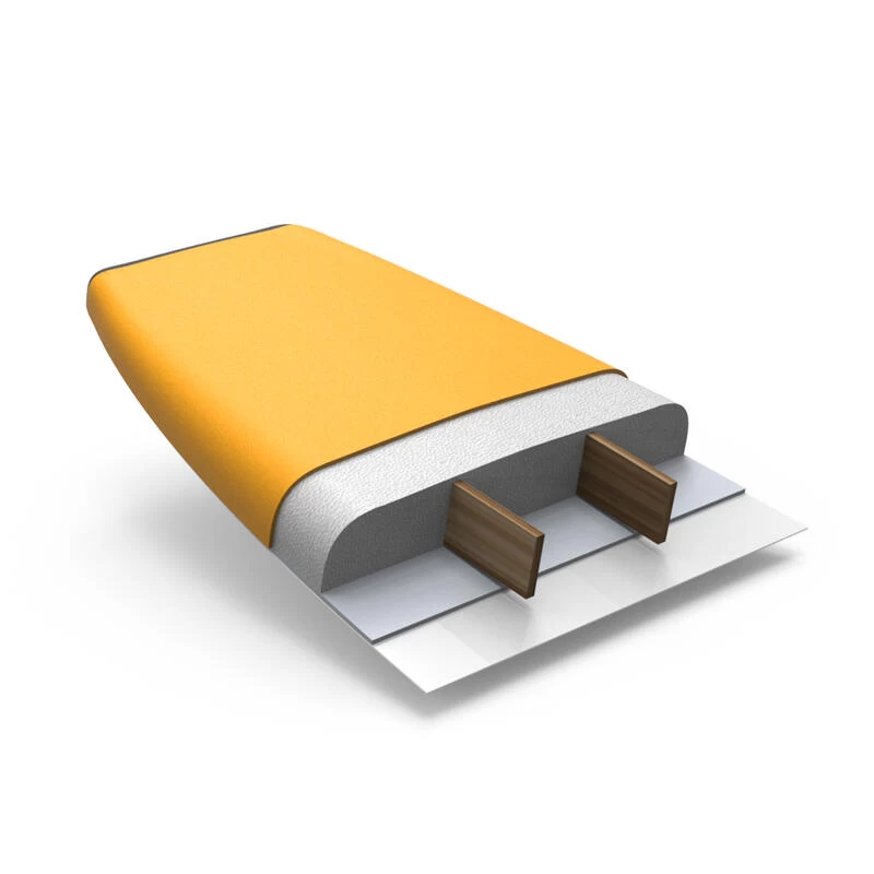 SURF MOUSSE 100 6'8" Livrée Avec Un Leash Et 3 Ailerons . – Image 3