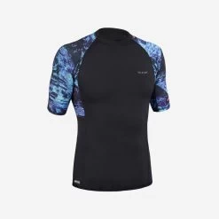 Tee Shirt Anti Uv Surf Top 500 Manches Courtes Homme Vortex