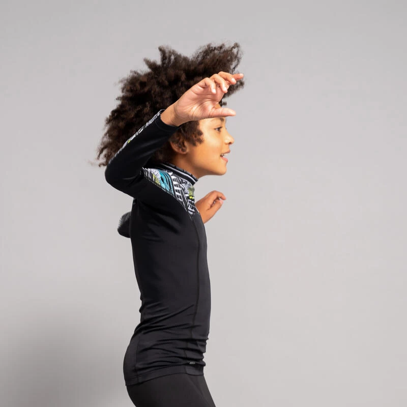 Top Solaire Garçon Manche Longue Noir – Image 3