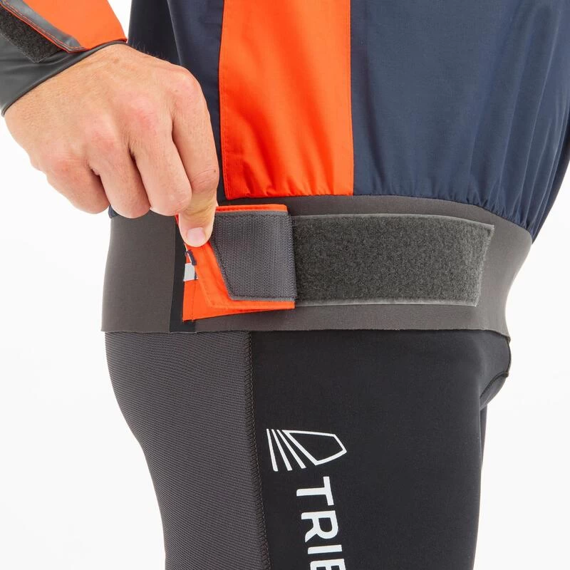 Tribord Vareuse Coupe-vent Voile Homme Dinghy 500 Bleu Foncé/orange – Image 8